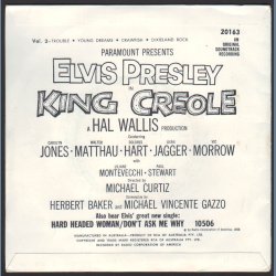 King Creole - Vol. 2 - late 1950ies Australian RCA label 4-track 7" EP