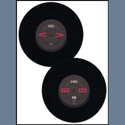 X-mas b/w Divided &amp; X-Mas - Original 1996 Danish Decay label 3-track 7" Single