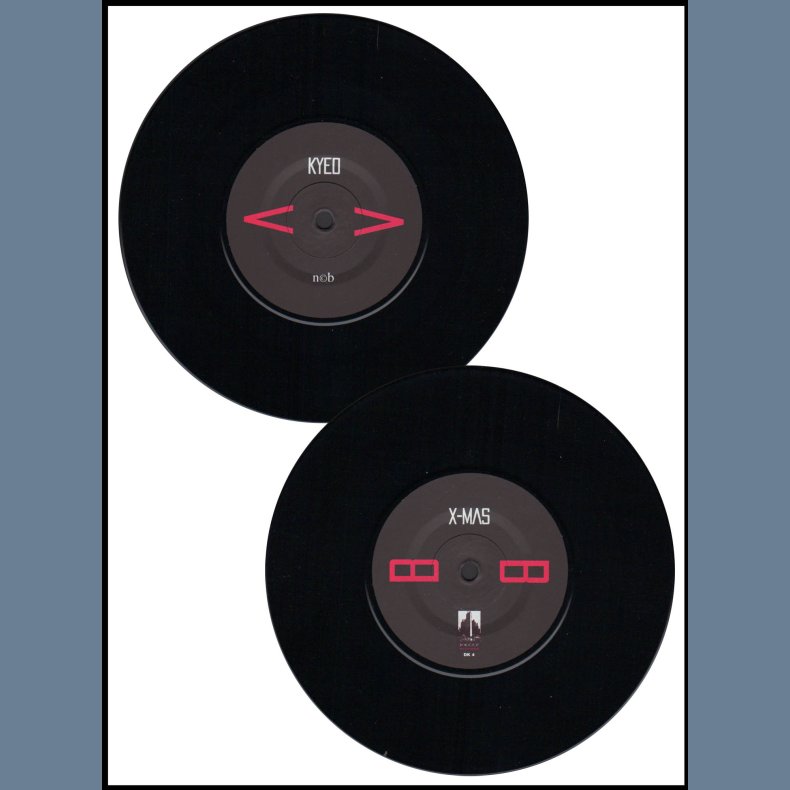 X-mas b/w Divided &amp; X-Mas - Original 1996 Danish Decay label 3-track 7" Single