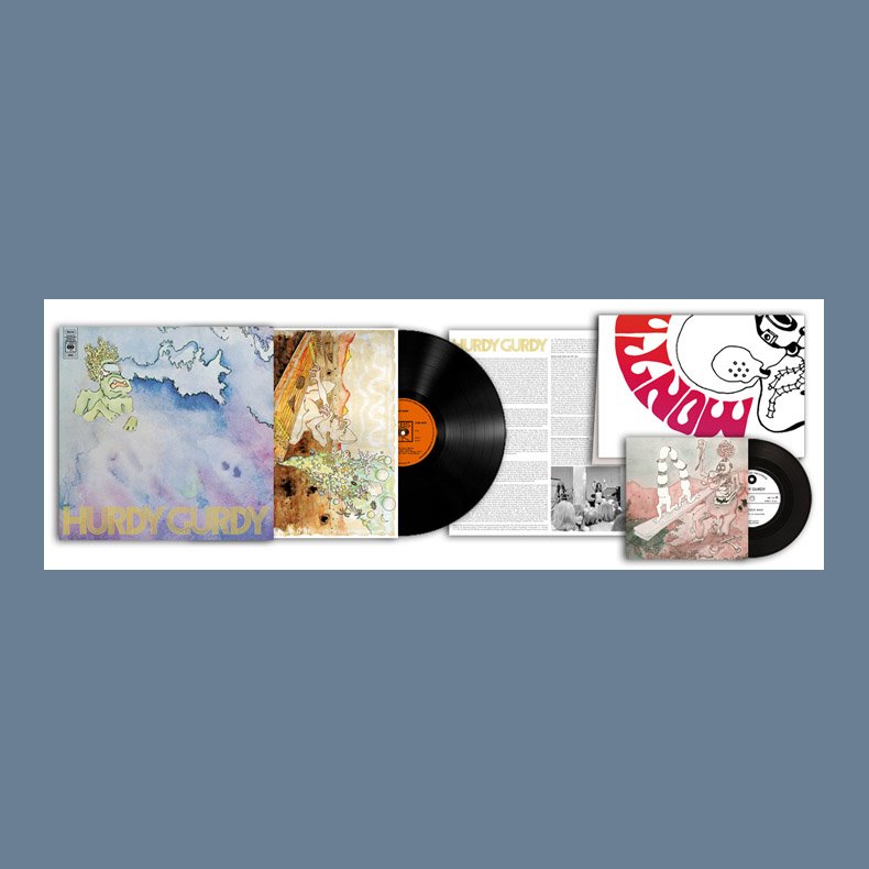 Hurdy Gurdy - 2015 German Shadoks label 8-track LP Deluxe Reissue LP Incl. 2-track 7" Single