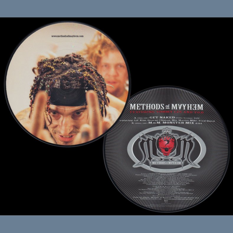 Get Naked - 1999 European MCA label 2-track Promotional Issue Picture Disc 10" Vinyl Single 