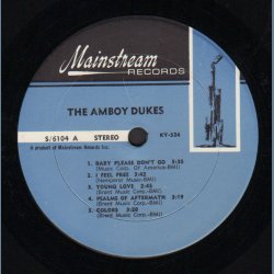 The Amboy Dukes - Original 1968 US Mainstream label 11-track Stereo LP