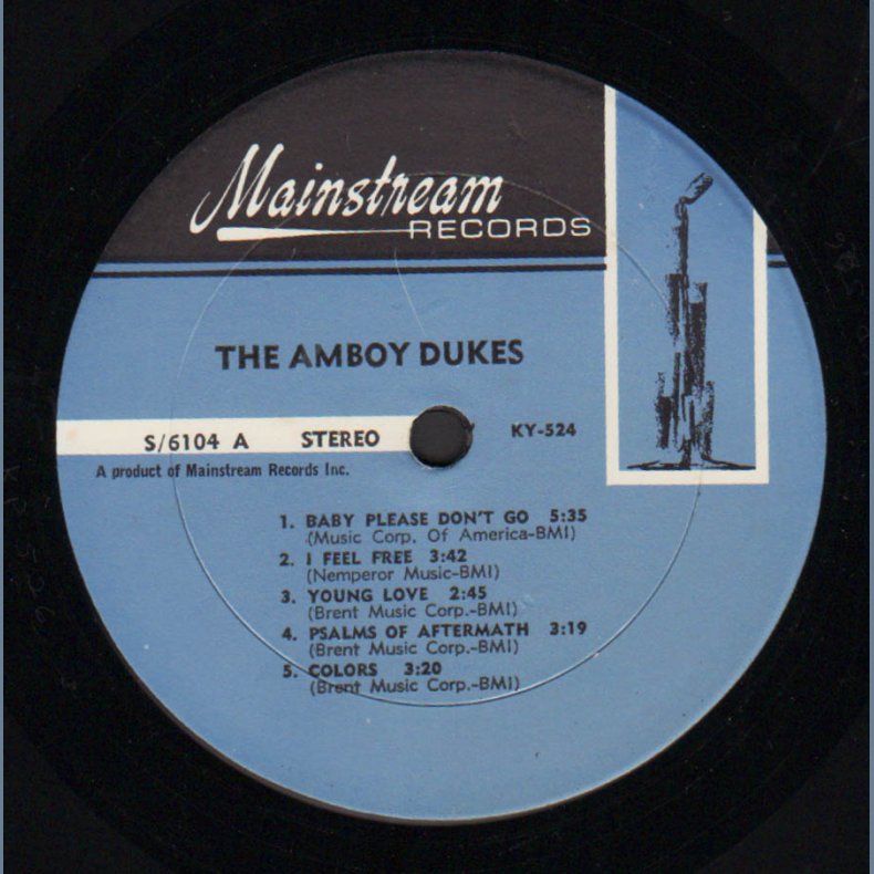 The Amboy Dukes - Original 1968 US Mainstream label 11-track Stereo LP