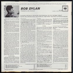 Bob Dylan - 1962 US Columbia label Mono 2nd Pressing 13-track LP