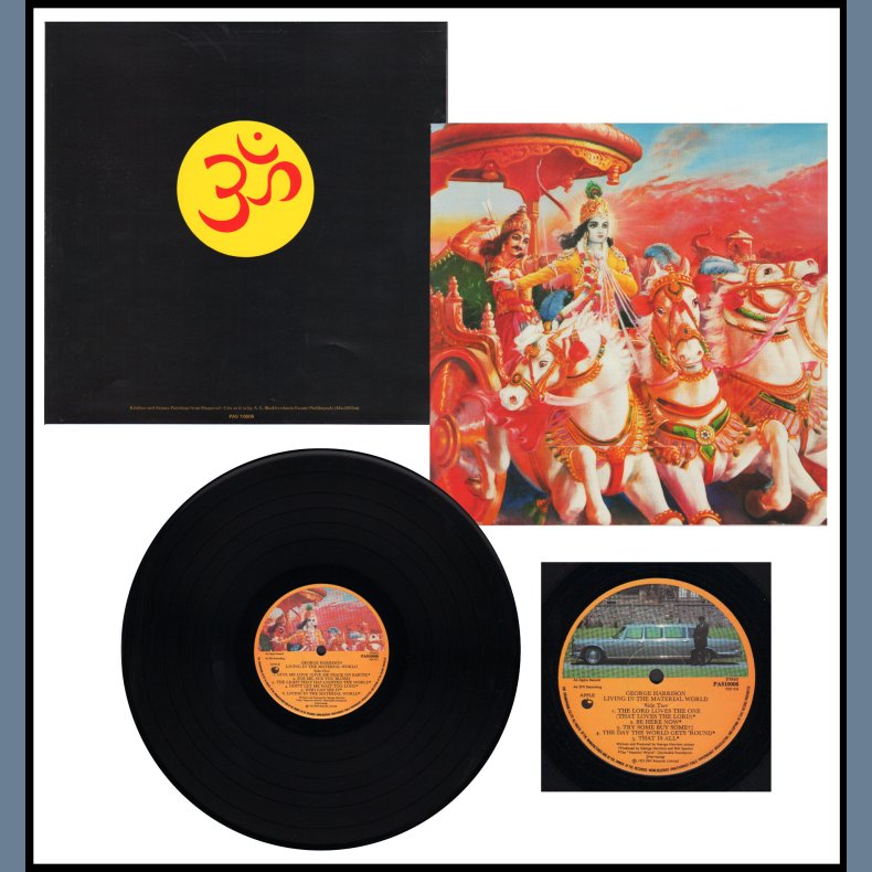 Living In The Material World - Original 1973 UK Apple label 11-track LP