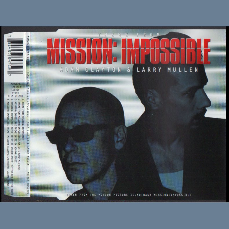 Theme From Mission: Impossible - 1996 German Pressed Mother label 5-track CD Single