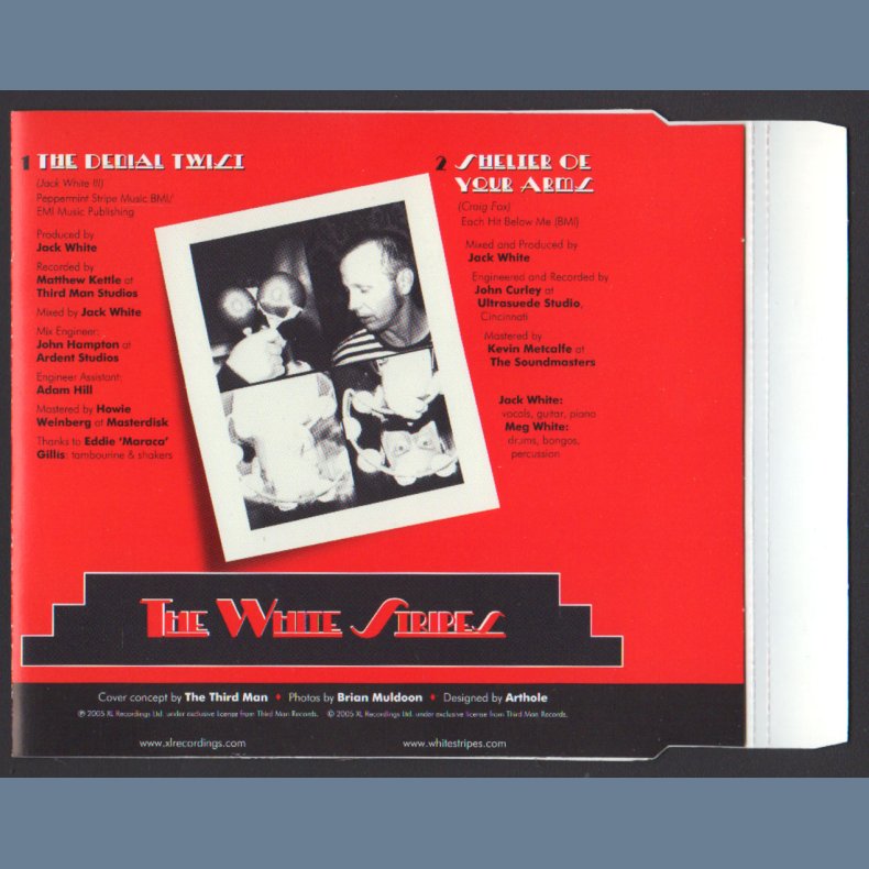 The Denial Twist - 2005 UK XL label 2-track CD Single