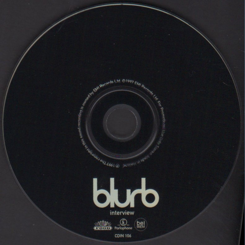 Blurb Interview - 1997 UK Parlophone label Promotional Issue  Only Interview CD
