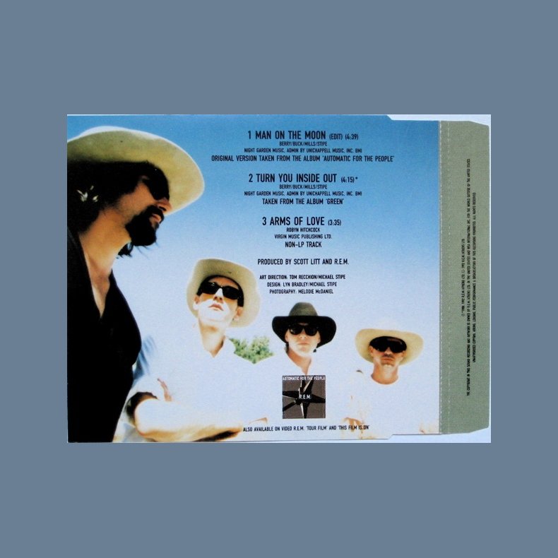 Man On The Moon - 1992 German pressed Warner Bros label 3-track CD Single