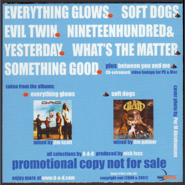 Free - 2002 UK EMI label 6-track enhanced promotional issue CD