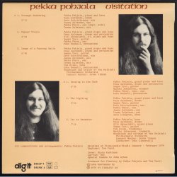 Visitation - Original 1979 Finnish Dig It label 6-track LP