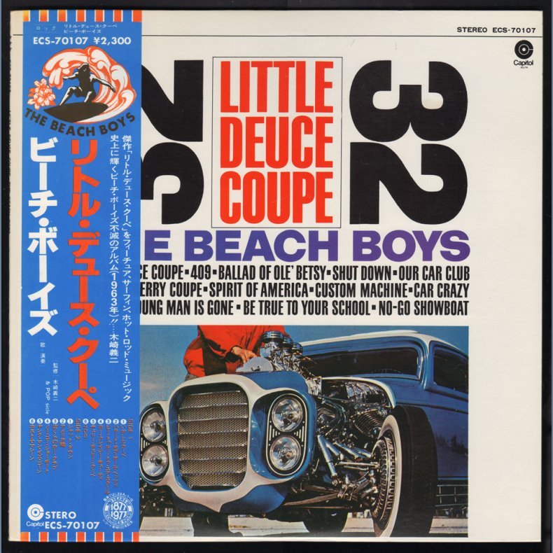 Little Deuce Coupe - 1977 Japanese Capitol/Toshiba label 12-track Stereo LP