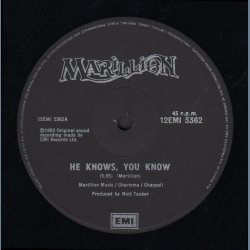 He Knows You Know - Original 1983 UK pressed EMI label 2-track 12" Single