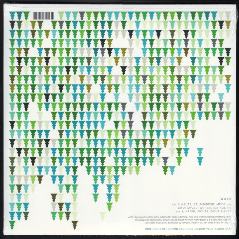Wald - 2015 German pressed Pole label 3-sided 9-track 2LP set