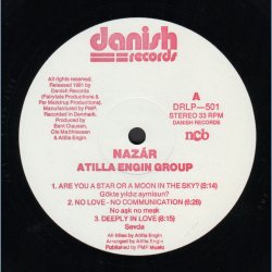 Naz&aacute;r - Original 1982 Danish label 6-track LP