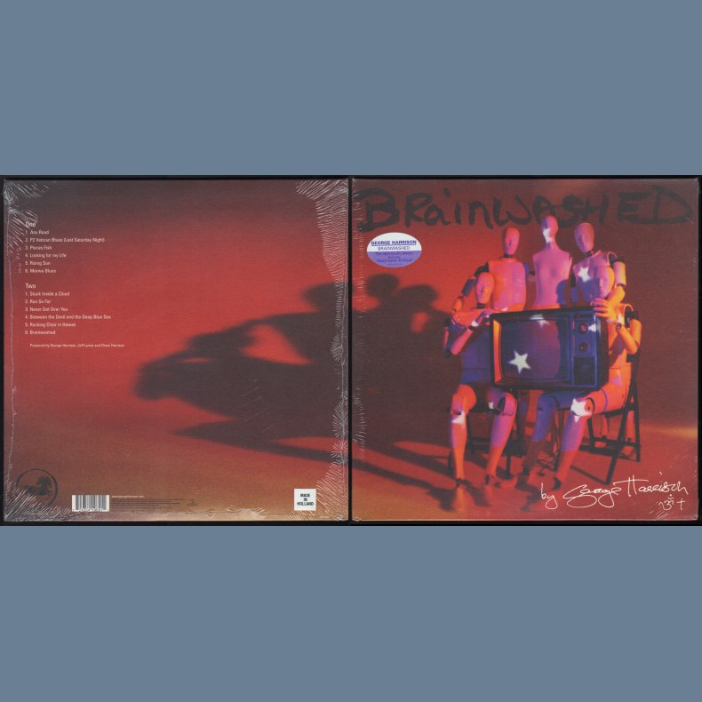 Brainwashed - Original 2002 UK Parlophone label 12-track LP