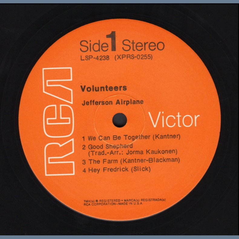 Volunteers - Original 1969 US RCA Victor 10-track LP