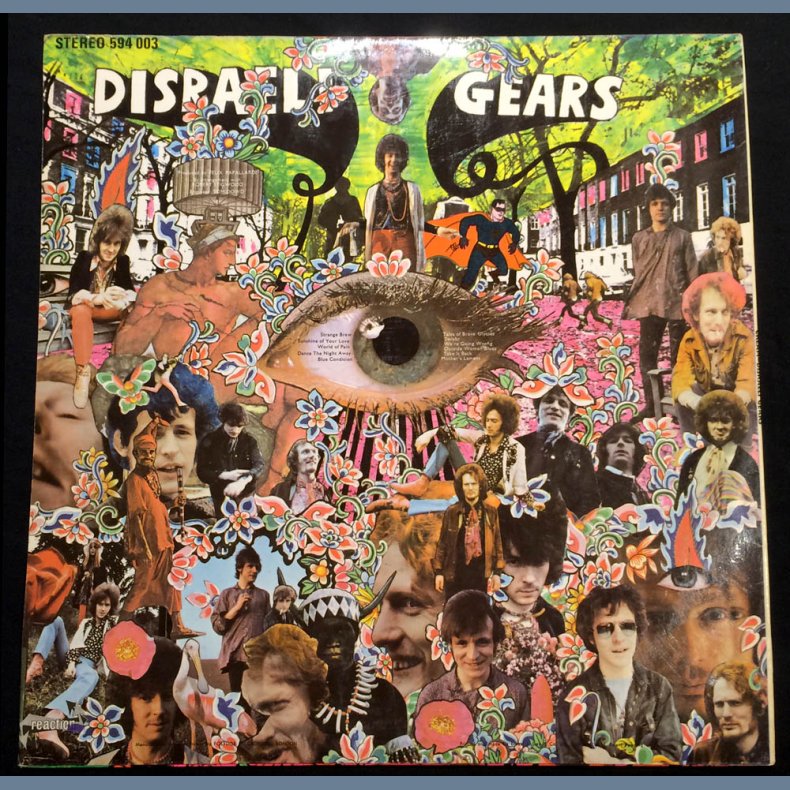 Disraeli Gears - Original 1967 UK Reaction label 1st pressing Stereo LP - A/B1 Matrix Endings