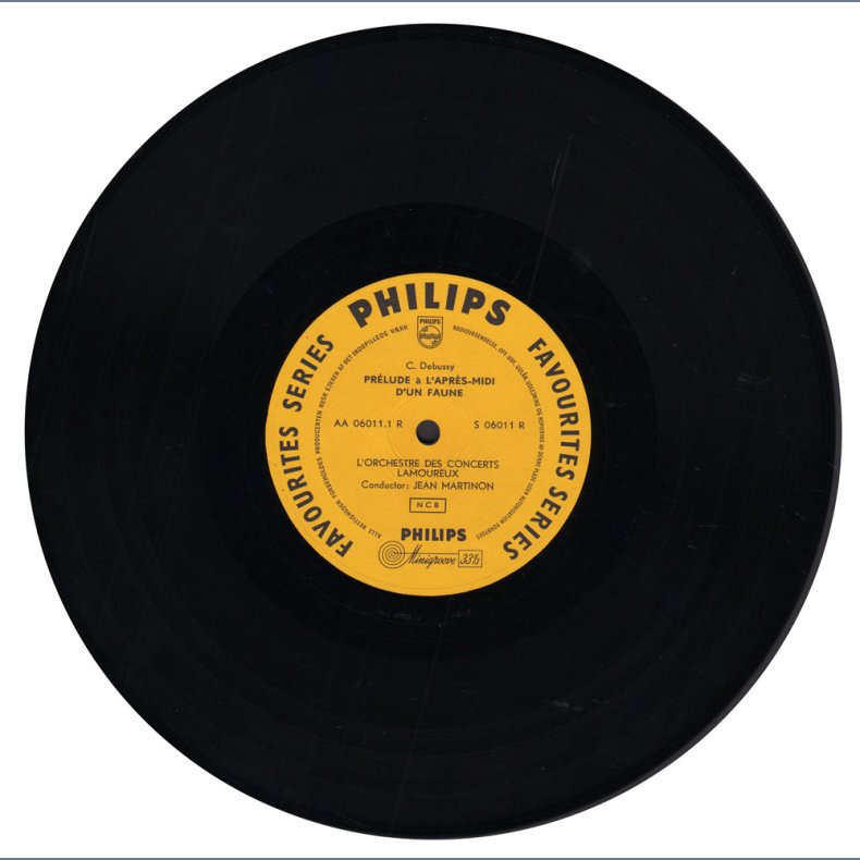 Pr&eacute;lude &Agrave; L'Apr&egrave;s-midi D'Un Faune / L'Apprenti Sorcier - 1954 Danish/Dutch Philips label 10"