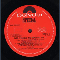 Rare, Precious &amp; Beautiful - Volume 2 - Original 1968 UK Polydor label 12-track Stereo LP