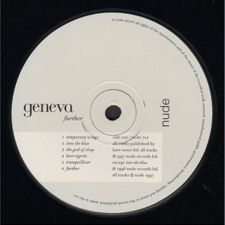 Further - Original 1997 UK Nude label 12-track LP