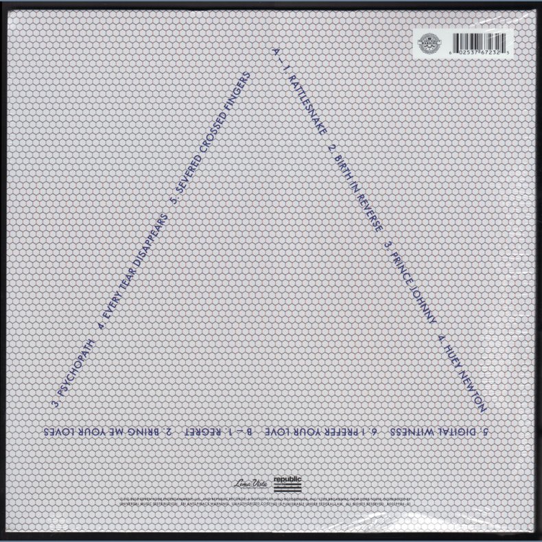 St. Vincent - Original 2014 US Loma Vista/Republic label 11-track LP incl Golden Shaped 7" Single