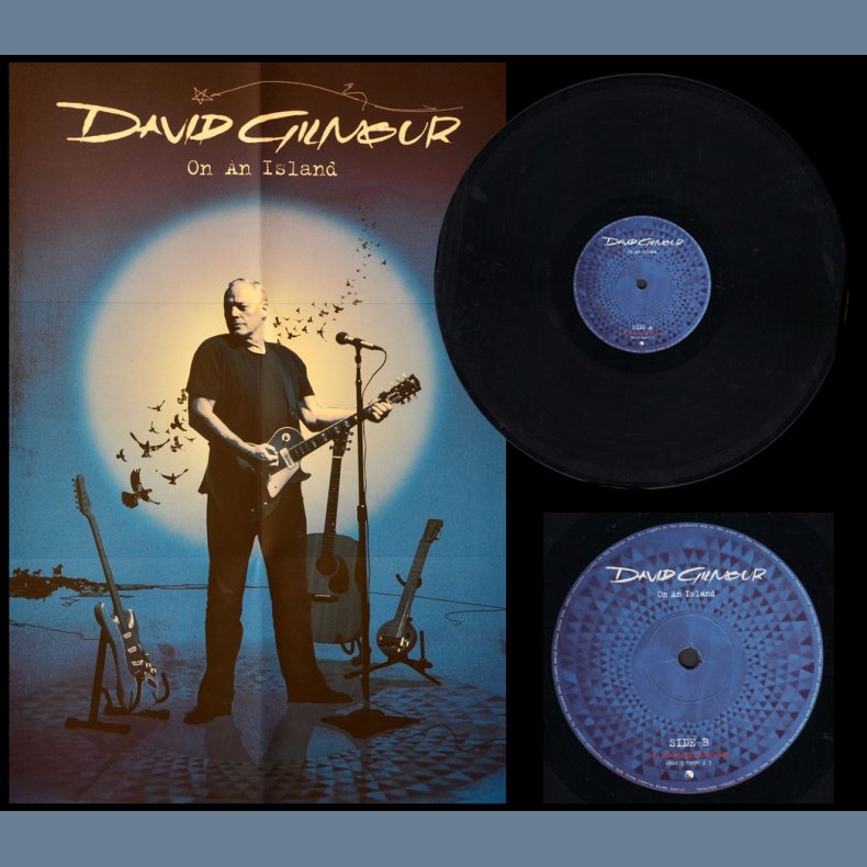 On An Island - 2006 European EMI label 10-track Vinyl LP - Complete With Poster