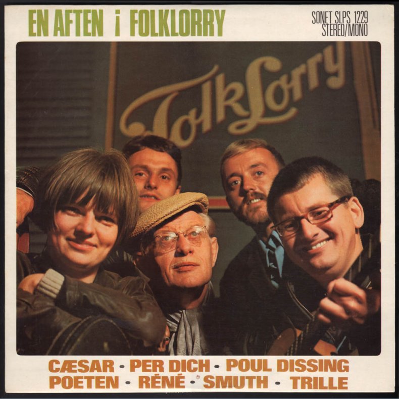 En aften i Folk Lorry - Original 1966 Danish Sonet label 17-track 1st pressing LP