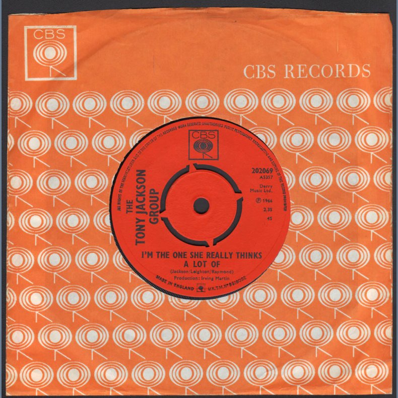 Never Leave Your Babys Side b/w Im The One She Really Thinks Alot Of - Original 1966 UK CBS label 2-