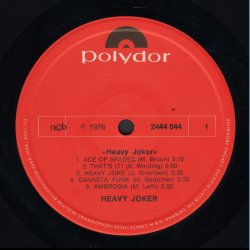 Heavy Joker featuring Max Leth Jun. - Original 1976 Norwegian Pressed Polydor label 9-track LP 