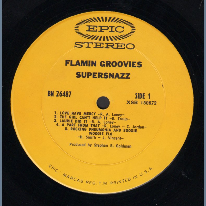 Supersnazz - Original 1969 US Epic label 12-track Stereo LP