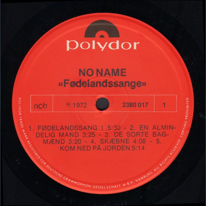Fdelandssange - 1978 Norwegian pressed Polydor label 2nd Issue 10-track LP