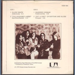 Slow death/Talahasie Lassie b/w Married Woman/Get a shot of rythm blues - 1976 UK 4-track 7" EP