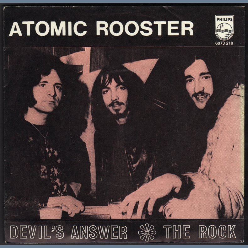 Devil's Answer b/w The Rock - 1971 Scandinavian distributed Philips label 2-track 7" Single 