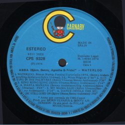 Waterloo - Original 1974 Spanish Carnaby label 12-track LP