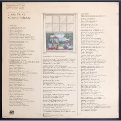 Common Sense - Original 1975 US Atlantic label 11-track LP - Green &amp; Orange labels, 'Rockefeller' 