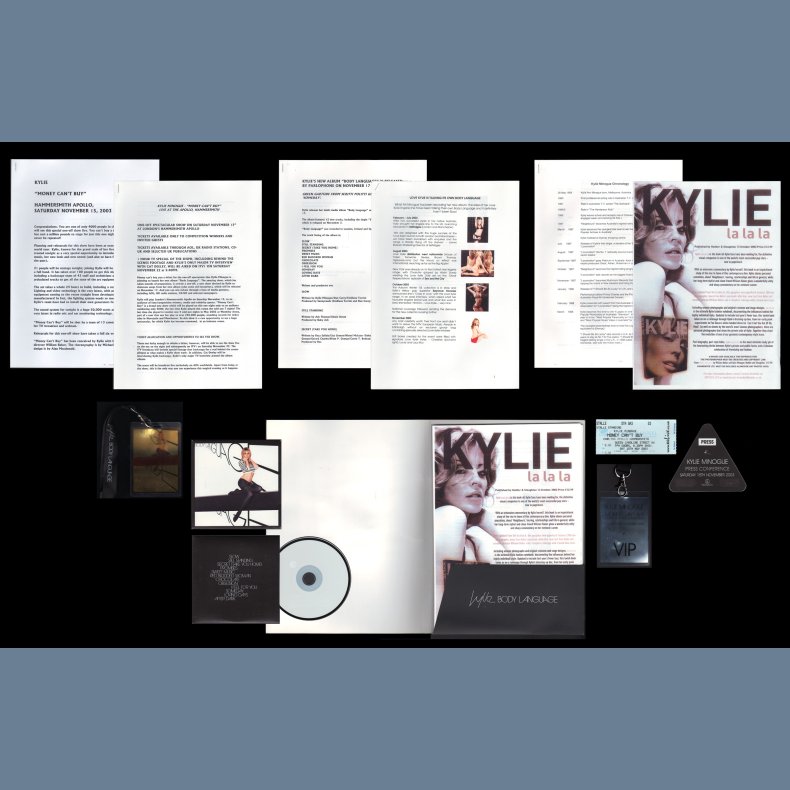 Body Language - 2003 Parlophone/EMI label Press Pack