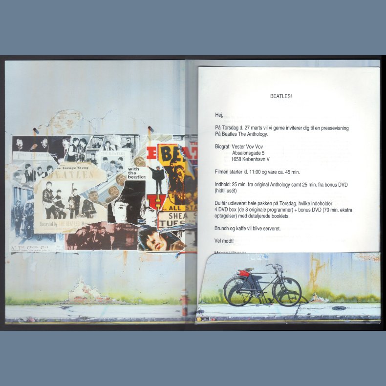 Anthology DVD's - 2003 UK/Danish Apple Corps/EMI label 33-page Press Kit