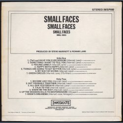 Small Faces - 1967 UK Immediate label 1st Pressing 14-track Stereo LP 
