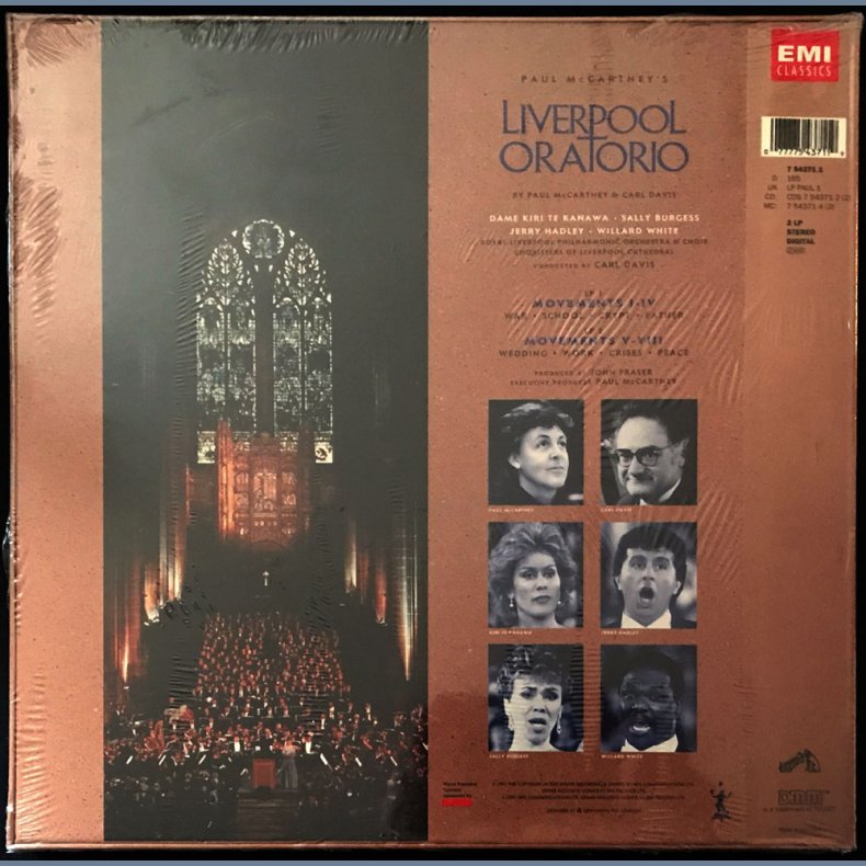 Liverpool Oratorio - Original 1991 German EMI Classics label 2LP Box