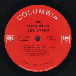 The Freewheelin' Bob Dylan - Original 1963 US Columbia label 13-track Mono LP