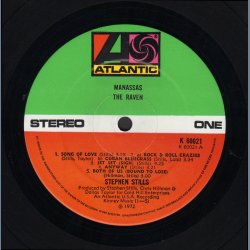 Manassas - Original 1972 UK Atlantic label 22-track LP - Incl. Poster