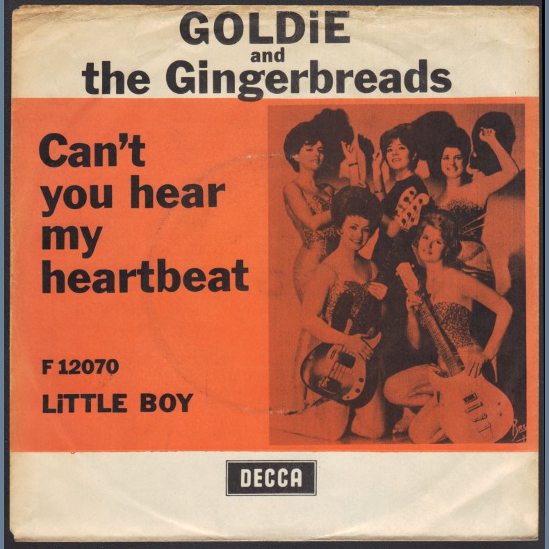 Can't you hear my heartbeat b/w Little boy - Original 1965 Danish 2-track 7" Single