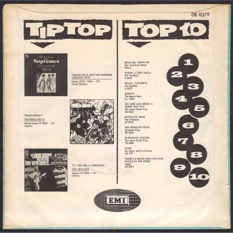 And the sun will shine b/w The dog presides - Original 1968 Danish Columbia label 2-track 7" Single