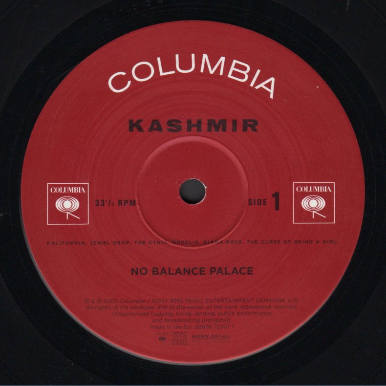 No Balance Palace - Original 2005 Danish Columbia label 11-track LP - Incl poster