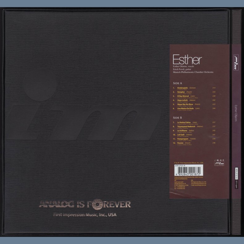 Esther - 2012 2012 USA/German First Impression Music/ATR label 12-track LP Box