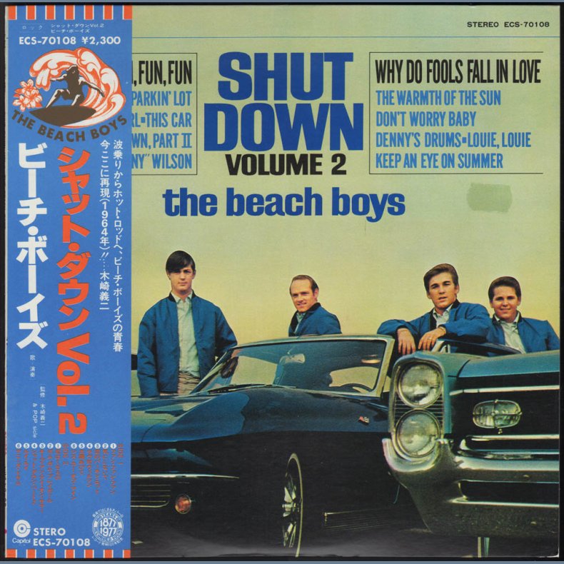 Shut Down Volume 2 - 1977 Japanese Capitol/Toshiba label 12-track Stereo LP