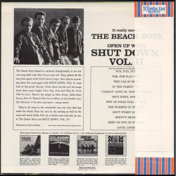 Shut Down Volume 2 - 1977 Japanese Capitol/Toshiba label 12-track Stereo LP