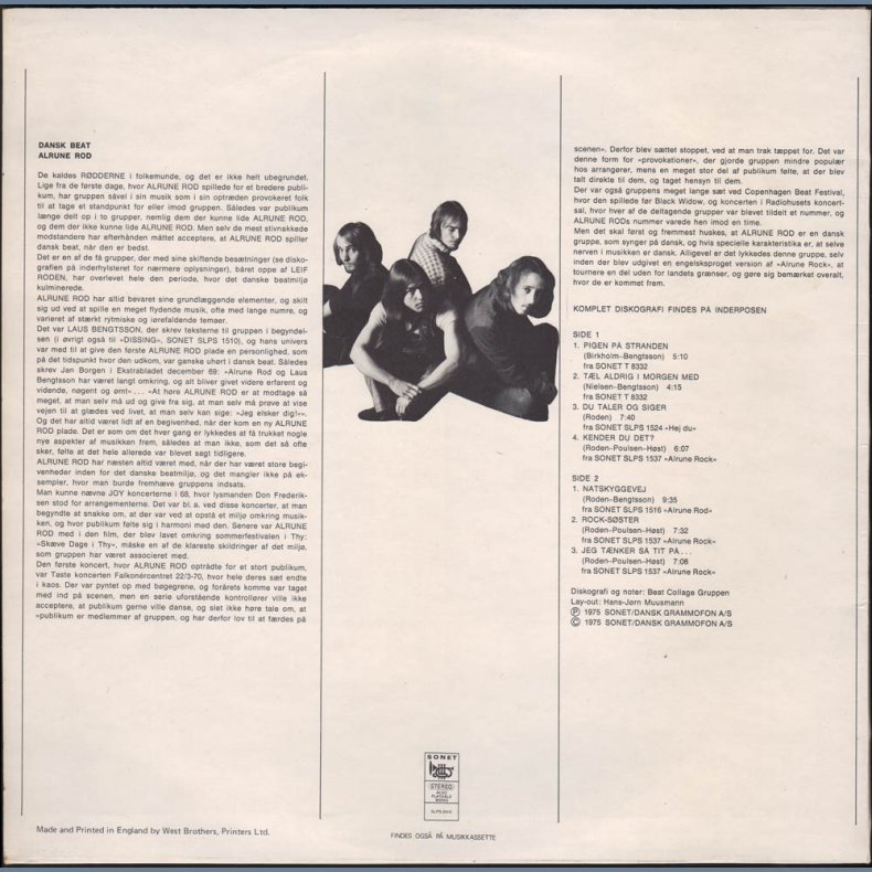 Dansk Beat - Original 1975 UK pressed Sonet label 7-track LP