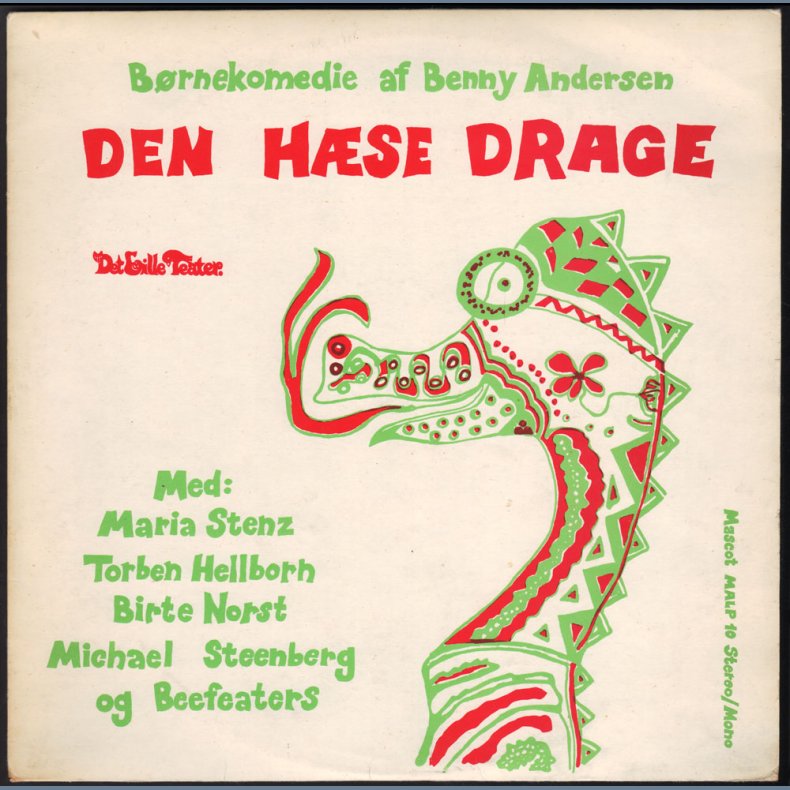 Den Hse Drage - Original 1969 Danish Mascot label Vinyl LP